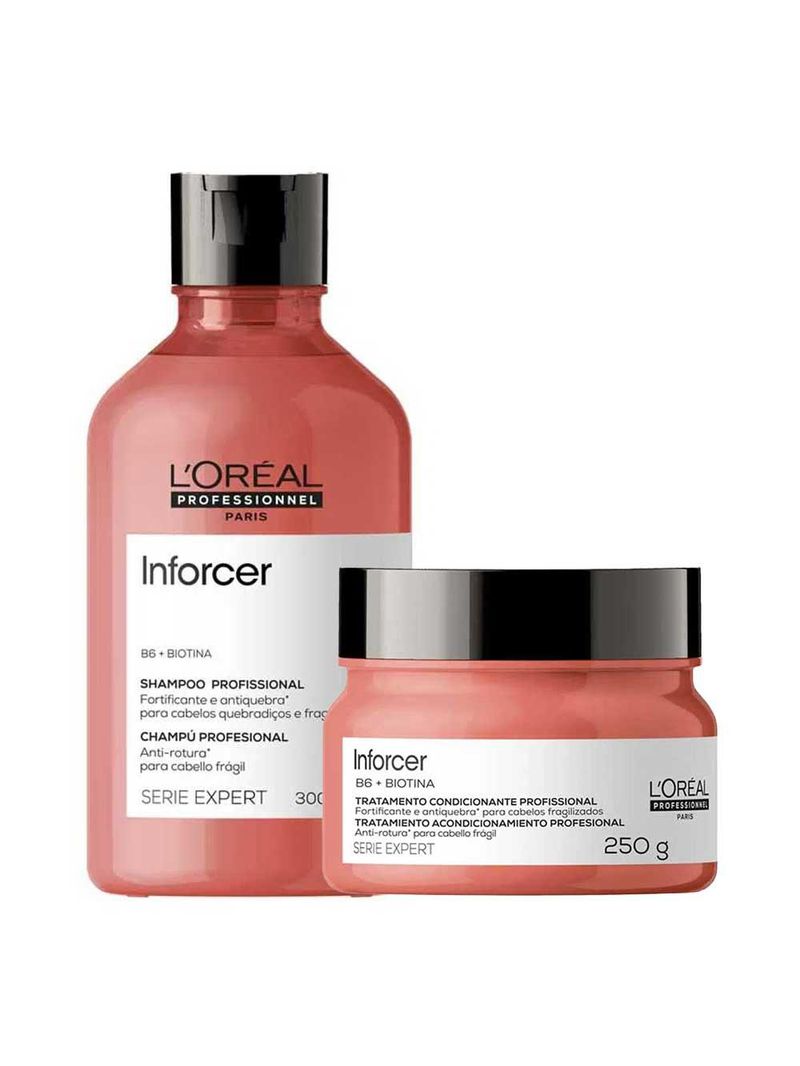 L’oréal professionnel inforcer kit - shampoo + máscara
