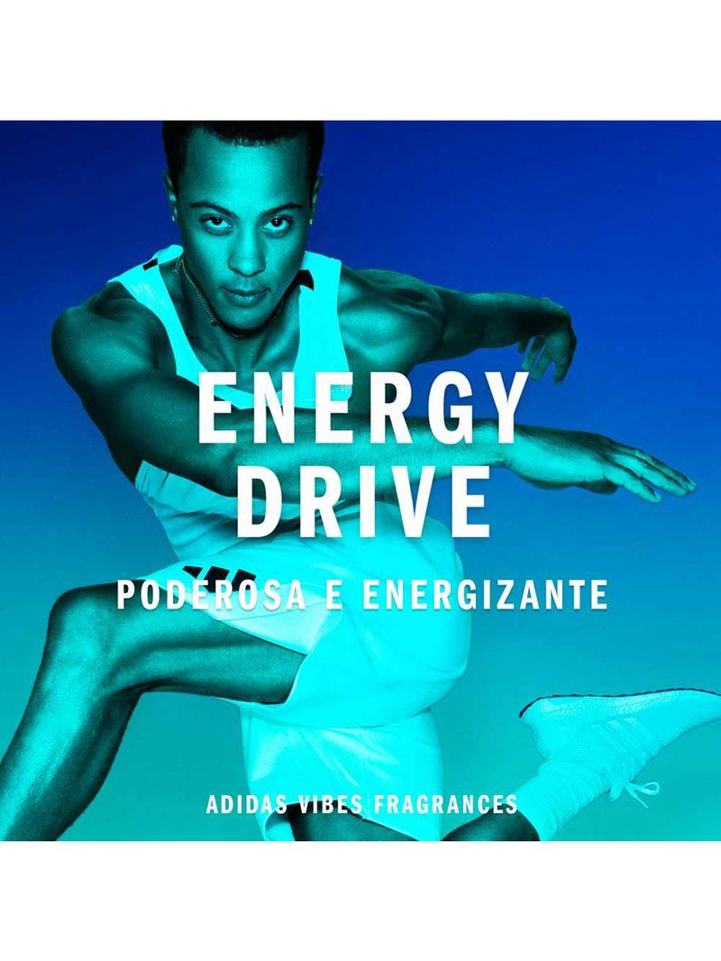 Coffret adidas vibes energy drive kit - perfume masculino + shower gel