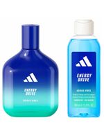 Coffret adidas vibes energy drive kit - perfume masculino + shower gel