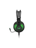 Fone de ouvido headset raiko com led warrior preto - multilaser