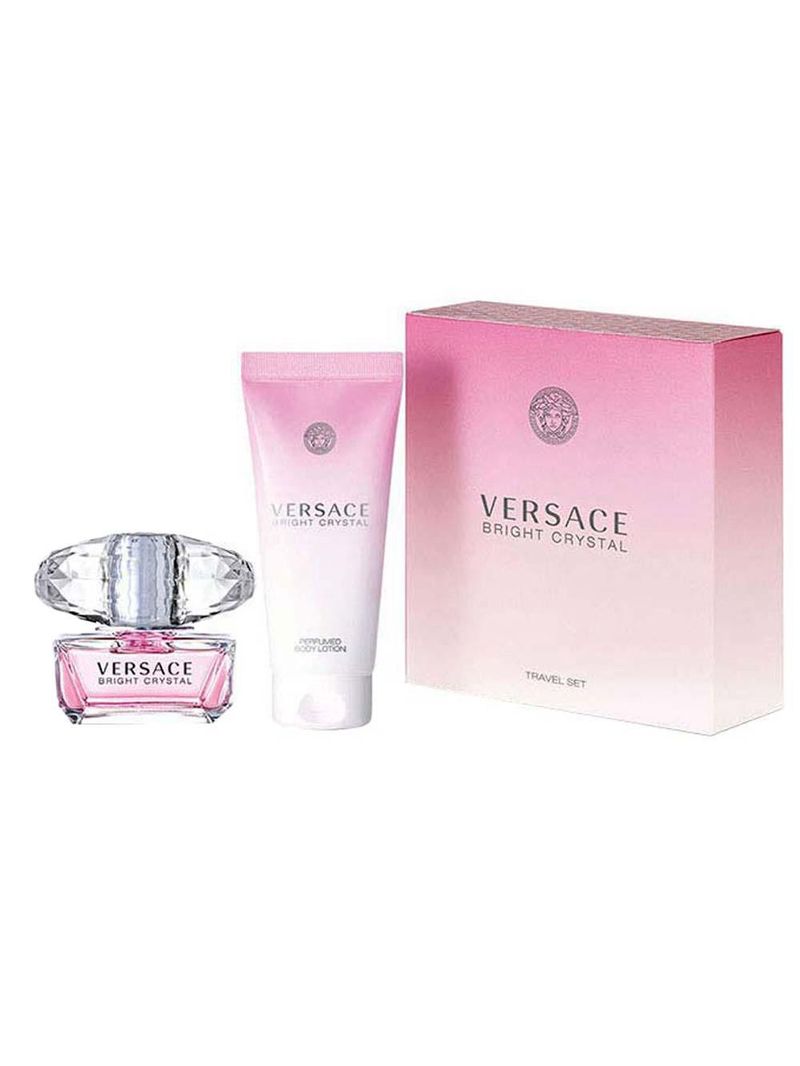 Versace bright crystal edt kit - perfume feminino + body lotion