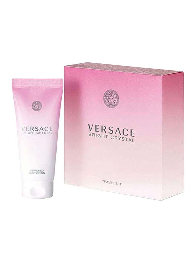 Versace bright crystal edt kit - perfume feminino + body lotion