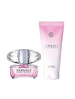 Versace bright crystal edt kit - perfume feminino + body lotion