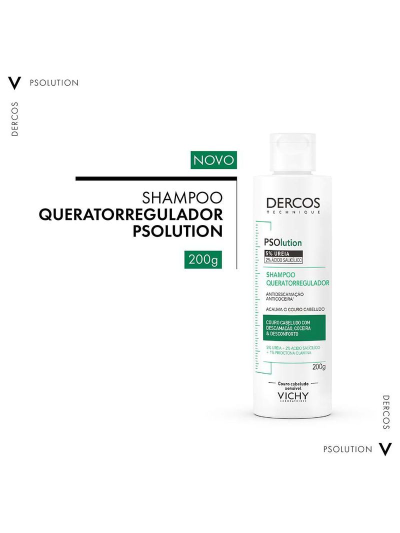 Vichy dercos psolution shampoo queratorregulador