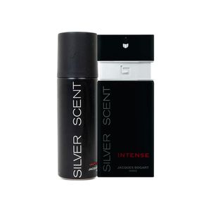 Kit silver scent intense jacques bogart - perfume masculino edt + desodorante