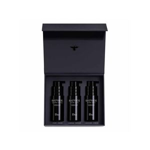 Dior sauvage skincare ritual kit - cleanser facial + loção facial + sérum