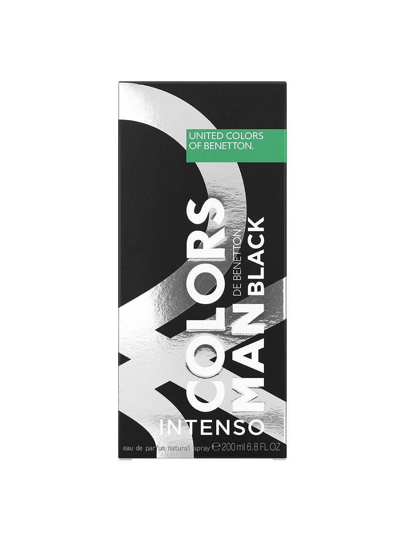 Benetton united colors black intenso perfume masculino - eau de parfum