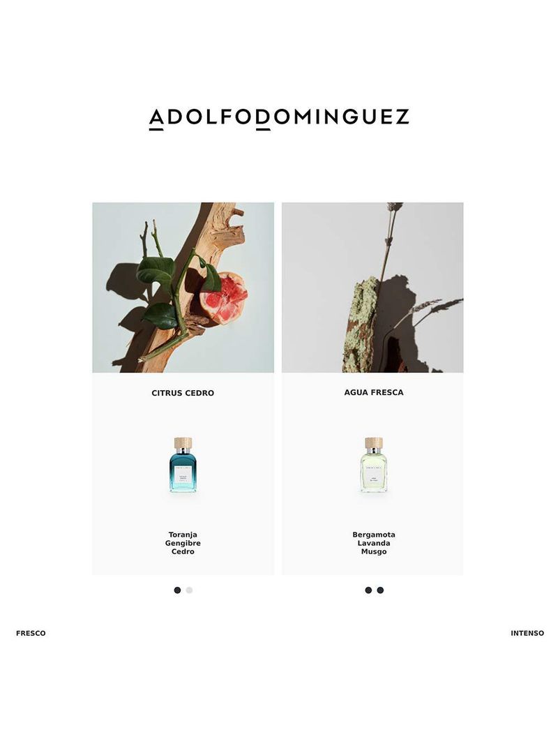 Água fresca citrus cedro adolfo dominguez - perfume masculino - eau de toilette