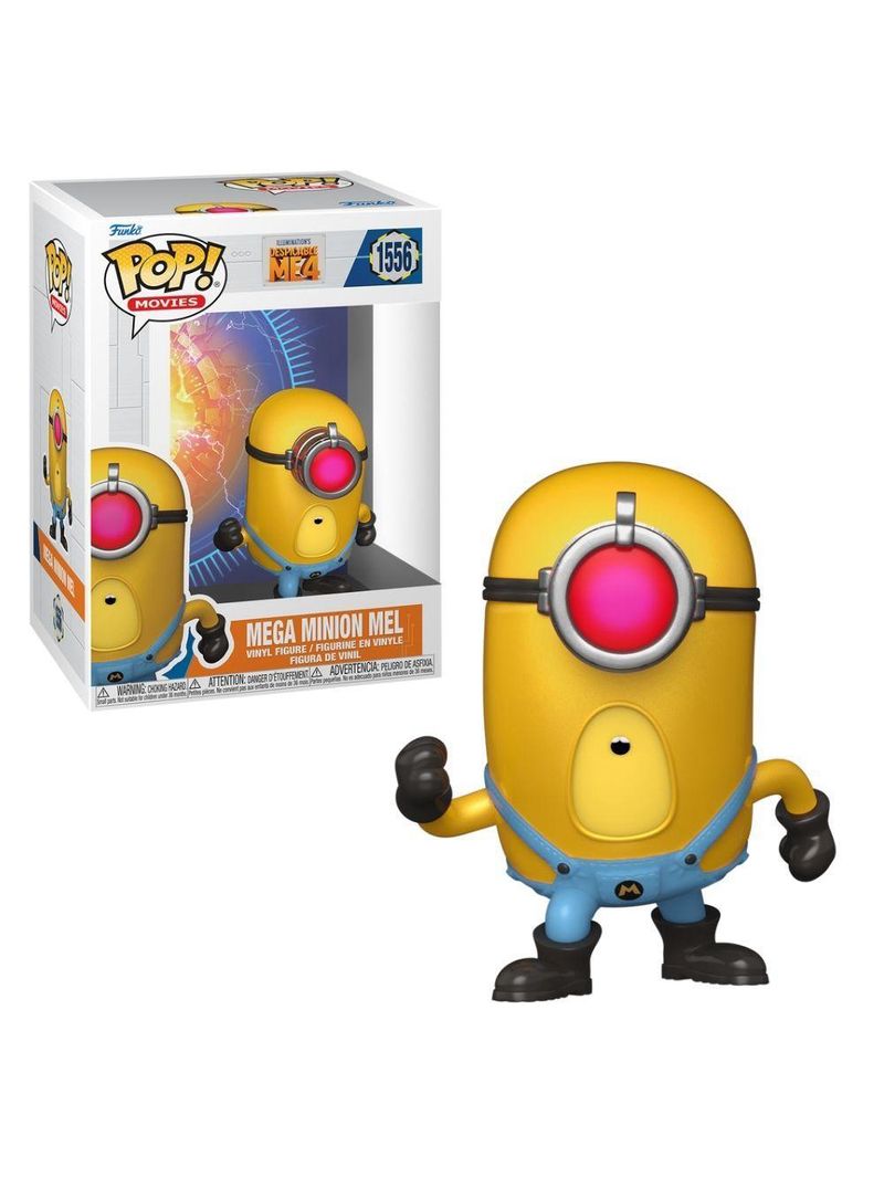 Funko mega minion mel, pop! movies, meu malvado favorito 4