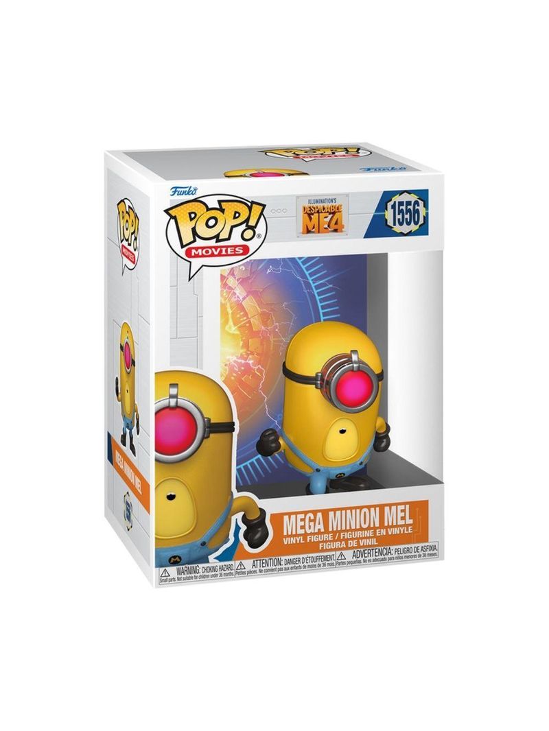 Funko mega minion mel, pop! movies, meu malvado favorito 4