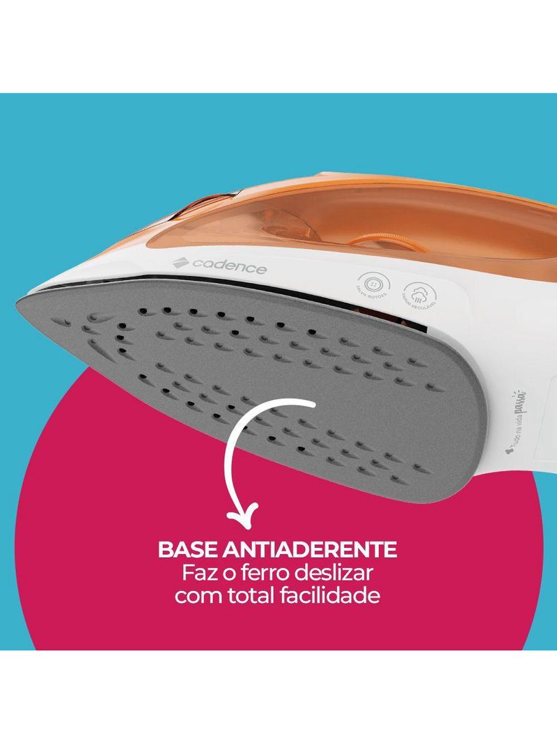Ferro De Passar Cadence 2 Em 1 Laranja 110V