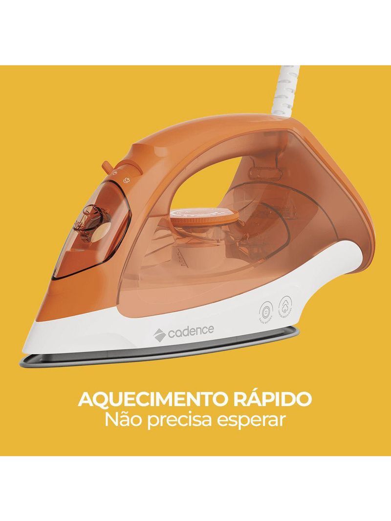 Ferro De Passar Cadence 2 Em 1 Laranja 110V