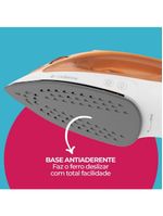 Ferro De Passar Cadence 2 Em 1 Laranja 220V