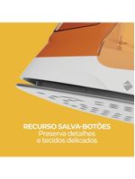 Ferro De Passar Cadence 2 Em 1 Laranja 220V