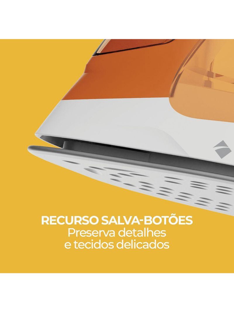 Ferro De Passar Cadence 2 Em 1 Laranja 220V
