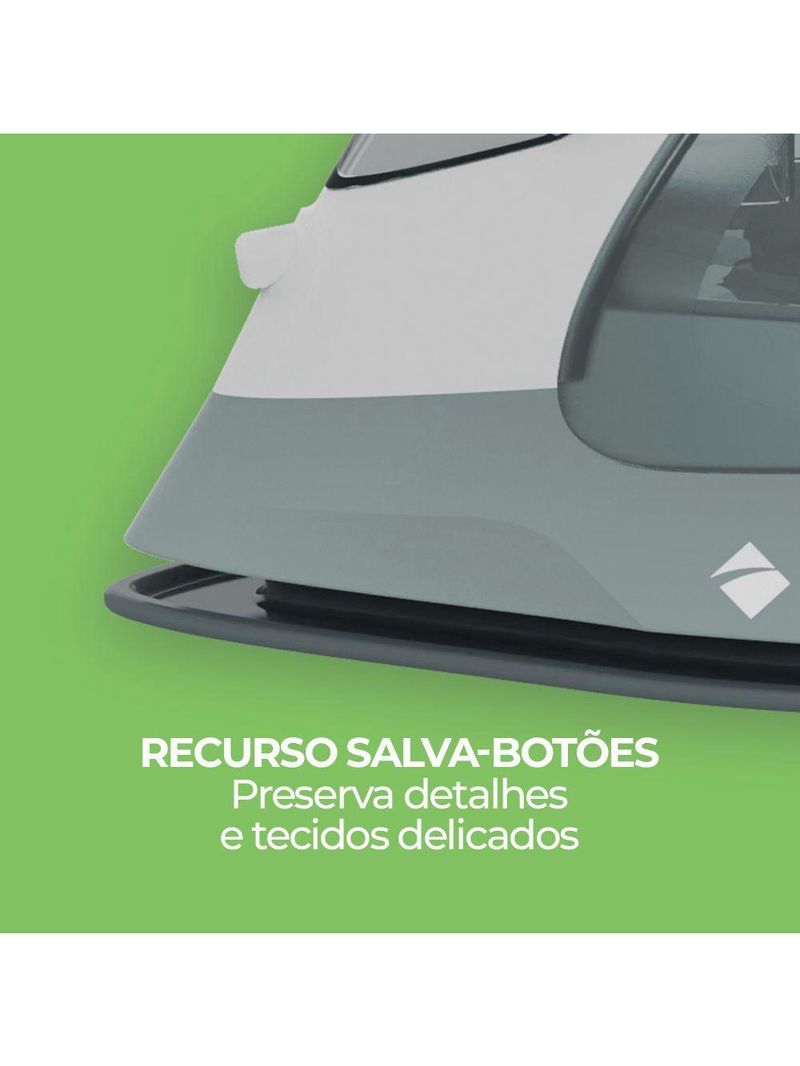 Ferro De Passar Cadence 2 Em 1 Cinza 220V