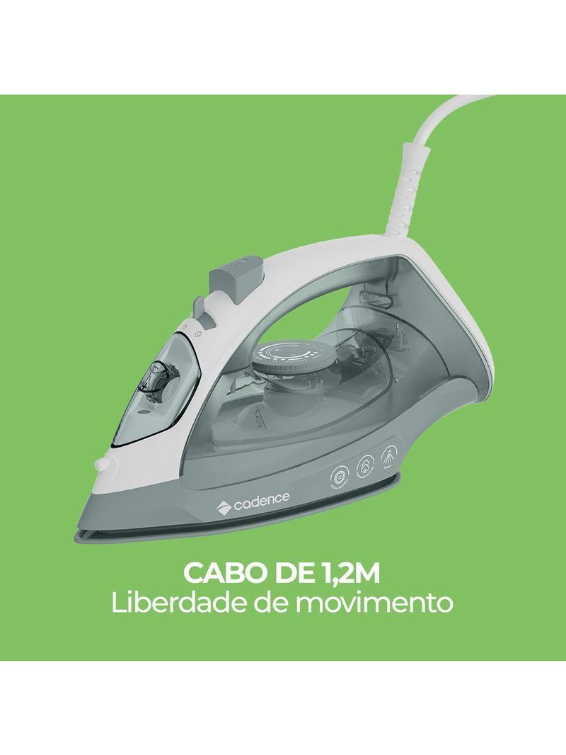 Ferro De Passar Cadence 2 Em 1 Cinza 220V