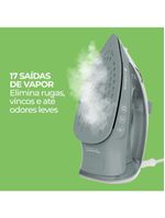Ferro De Passar Cadence 2 Em 1 Cinza 110V