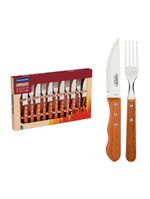 Jogo de talheres tramontina churrasco jumbo 12 peças