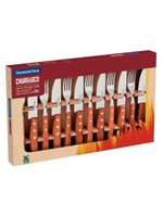 Jogo de talheres tramontina churrasco jumbo 12 peças