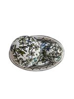 Kit decorativo bolas e prato tema açoriano ceramica pintada