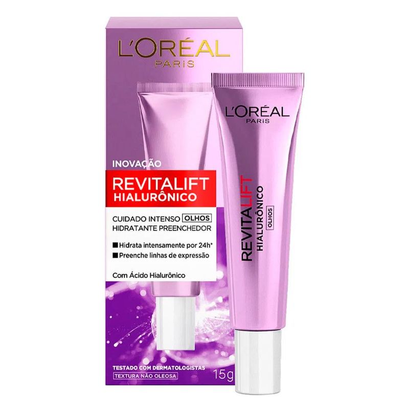 L’oréal paris revitalift kit – sérum antirrugas noturno retinol 30ml + creme anti-idade noturno 49g + creme anti-idade para os olhos 15g