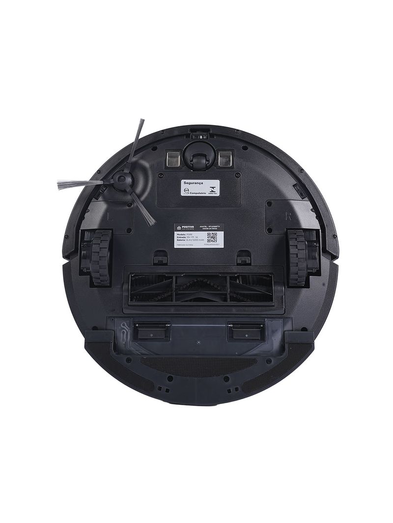 Smart Robô Aspirador Wi-Fi Autolimpante PRA2000 Positivo Casa Inteligente - Aspira/Passa Pano/Volta à base - Mapeamento