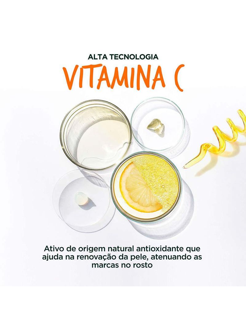 Garnier skin + maybelline kit – sérum facial  uniform & matte vitamina c  15ml + máscara de cílios