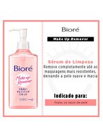 Bioré make up remover kit – demaquilante facial sérum de limpeza 230ml + gel demaquilante facial 170g