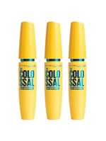 Maybelline colossal volum' express waterproof kit - 3 máscaras para cílios