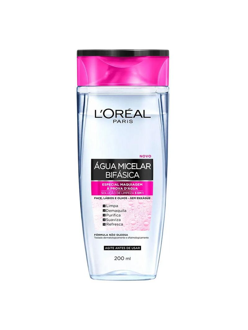 L’oréal paris solução de limpeza kit - Água micelar 5 em 1 + Água micelar bifásica