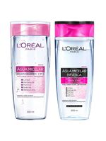 L’oréal paris solução de limpeza kit - Água micelar 5 em 1 + Água micelar bifásica