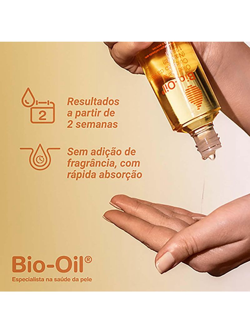 Óleo corporal bio oil natural