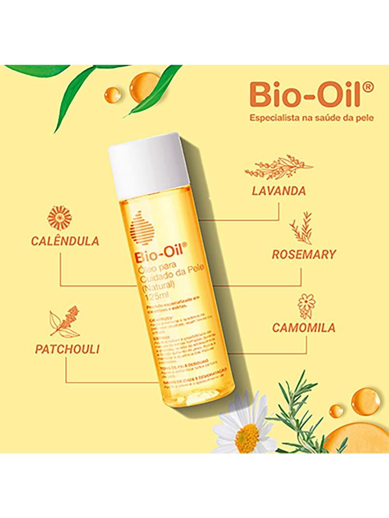 Óleo corporal bio oil natural