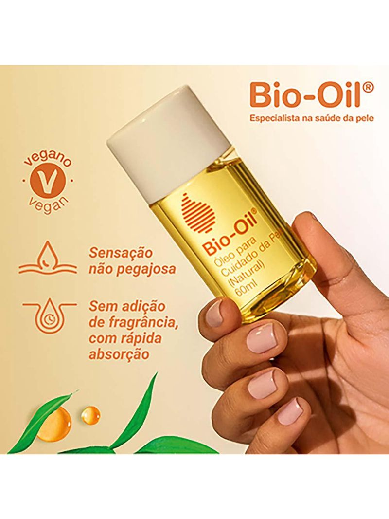 Óleo corporal bio oil natural
