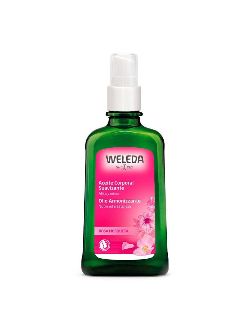 Óleo corporal de rosa mosqueta weleda