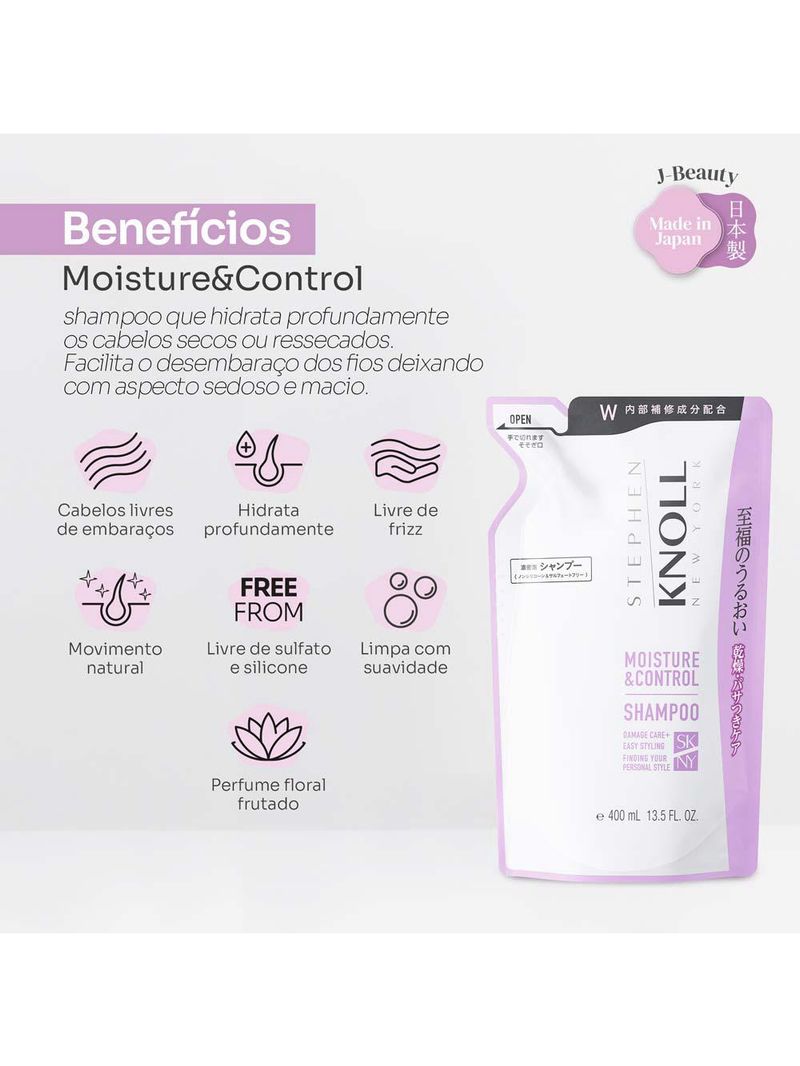 Stephen knoll moisture & control shampoo refil