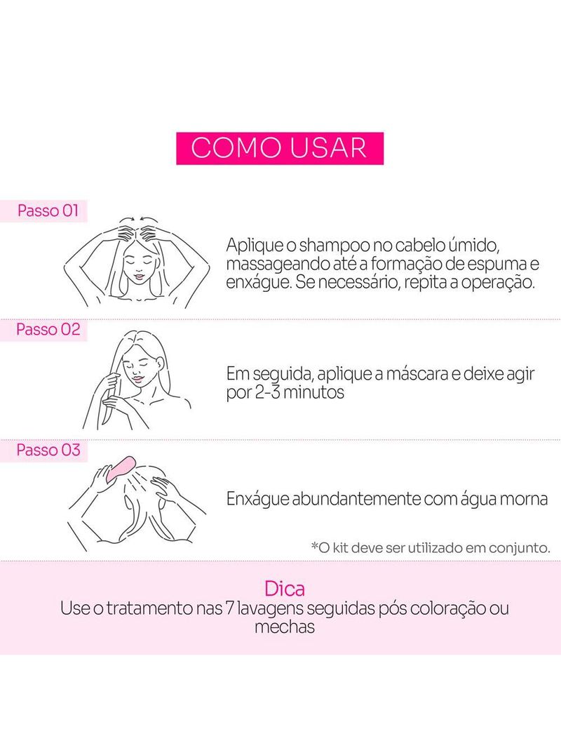 Stephen knoll color couture kit - shampoo + máscara de tratamento