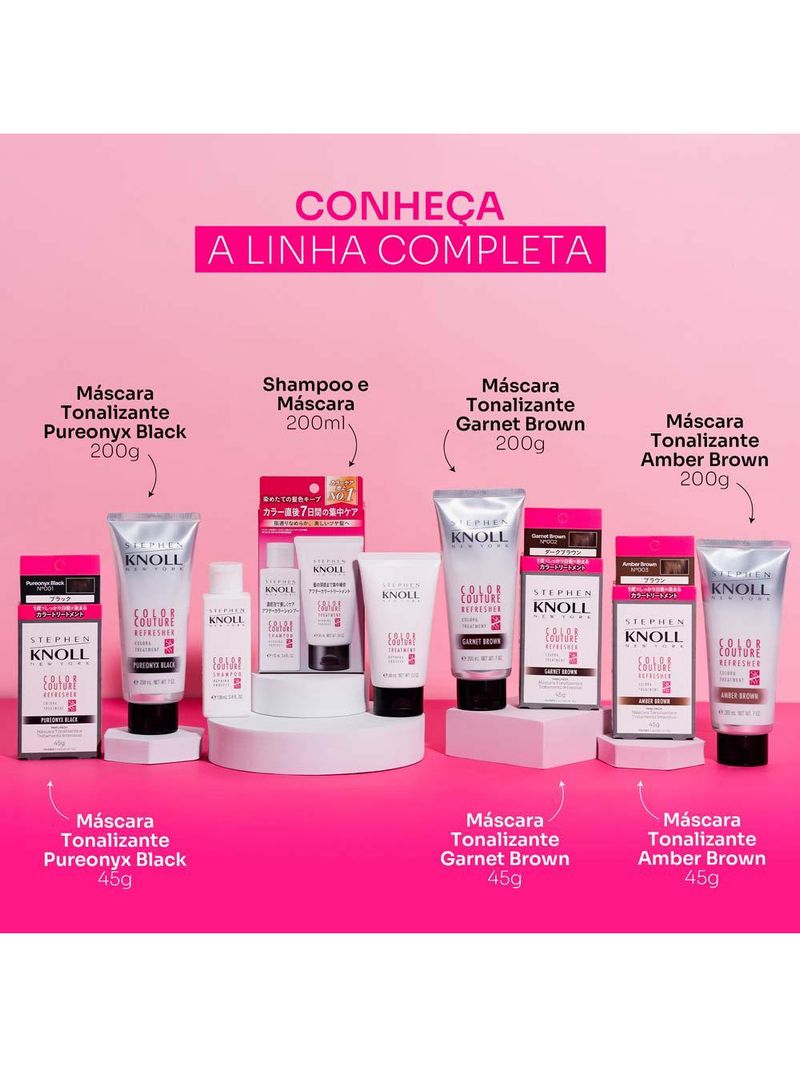 Stephen knoll color couture kit - shampoo + máscara de tratamento