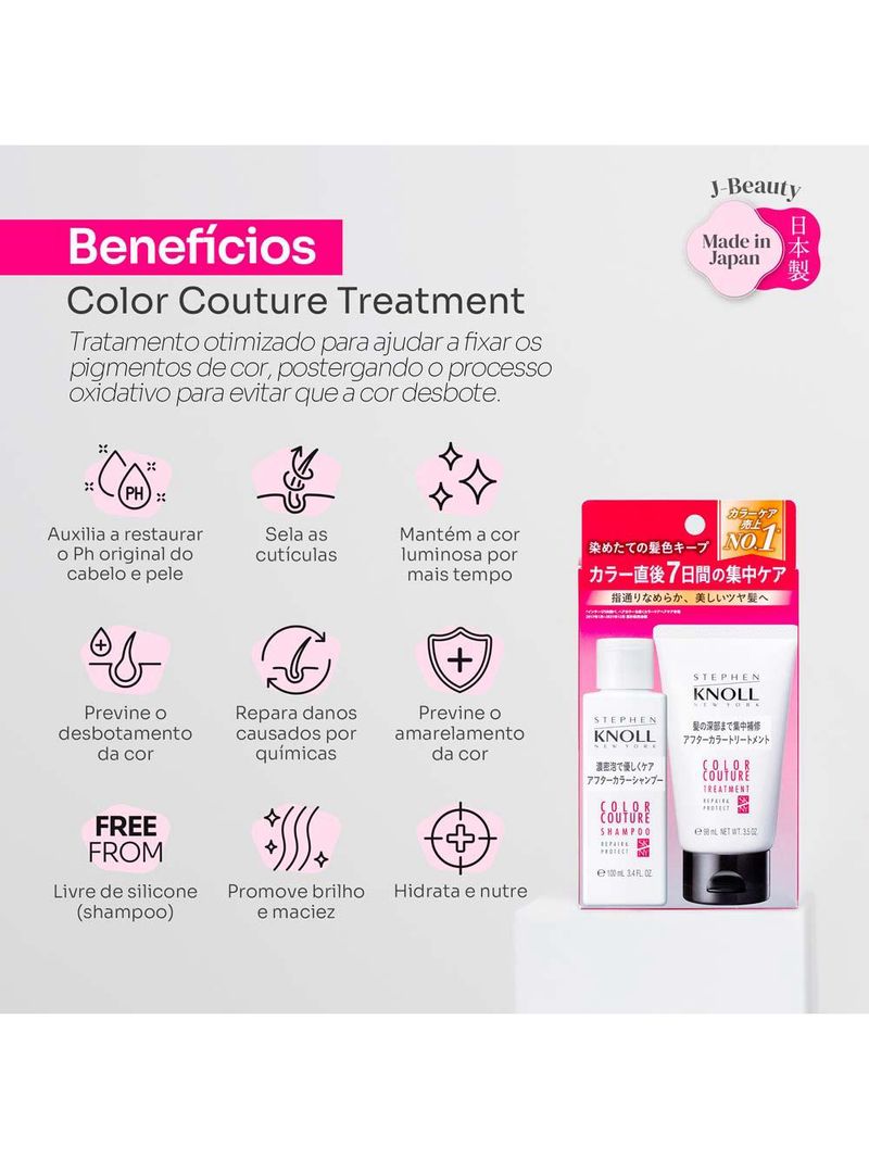 Stephen knoll color couture kit - shampoo + máscara de tratamento