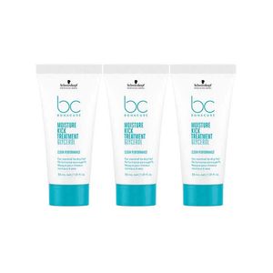 Schwarzkopf bc clean performance moisture kick kit travel size - com 3 máscaras
