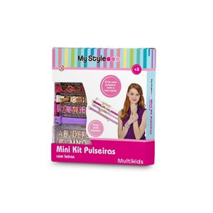 Pulseiras my style mini kit com letras para personalizar multikids - br100