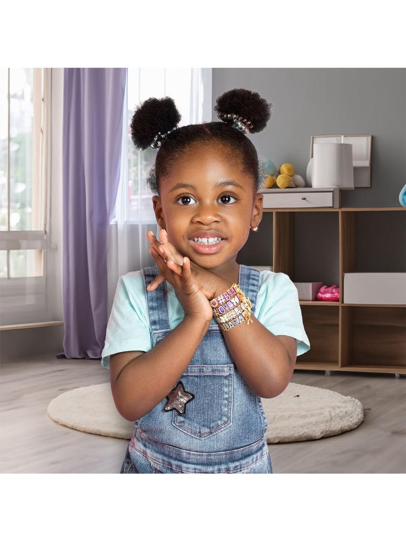 Pulseiras my style mini kit com letras para personalizar multikids - br100