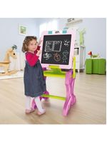Play & learn mesa de atividades infantil 2 em 1 com banquinho e lousa multikids - br1766