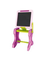 Play & learn mesa de atividades infantil 2 em 1 com banquinho e lousa multikids - br1766