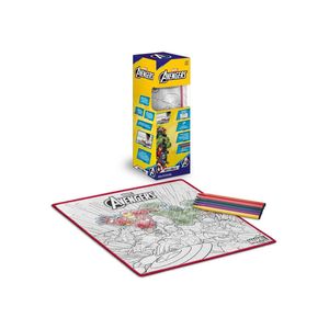 Tapete mágico acqua para colorir avengers multikids - br2385