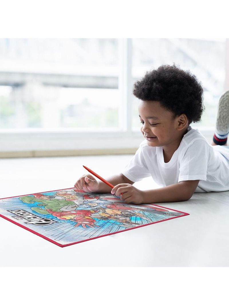 Tapete mágico acqua para colorir avengers multikids - br2385