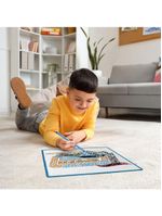 Tapete mágico acqua para colorir hot wheels multikids - br2387