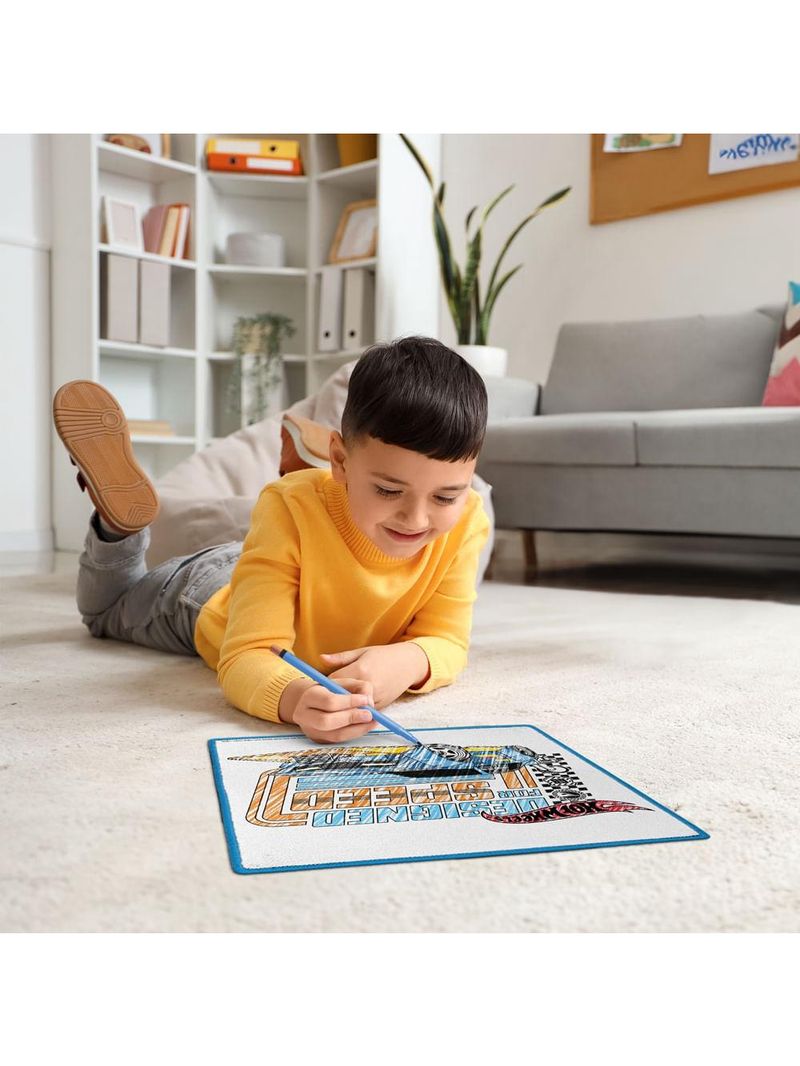 Tapete mágico acqua para colorir hot wheels multikids - br2387