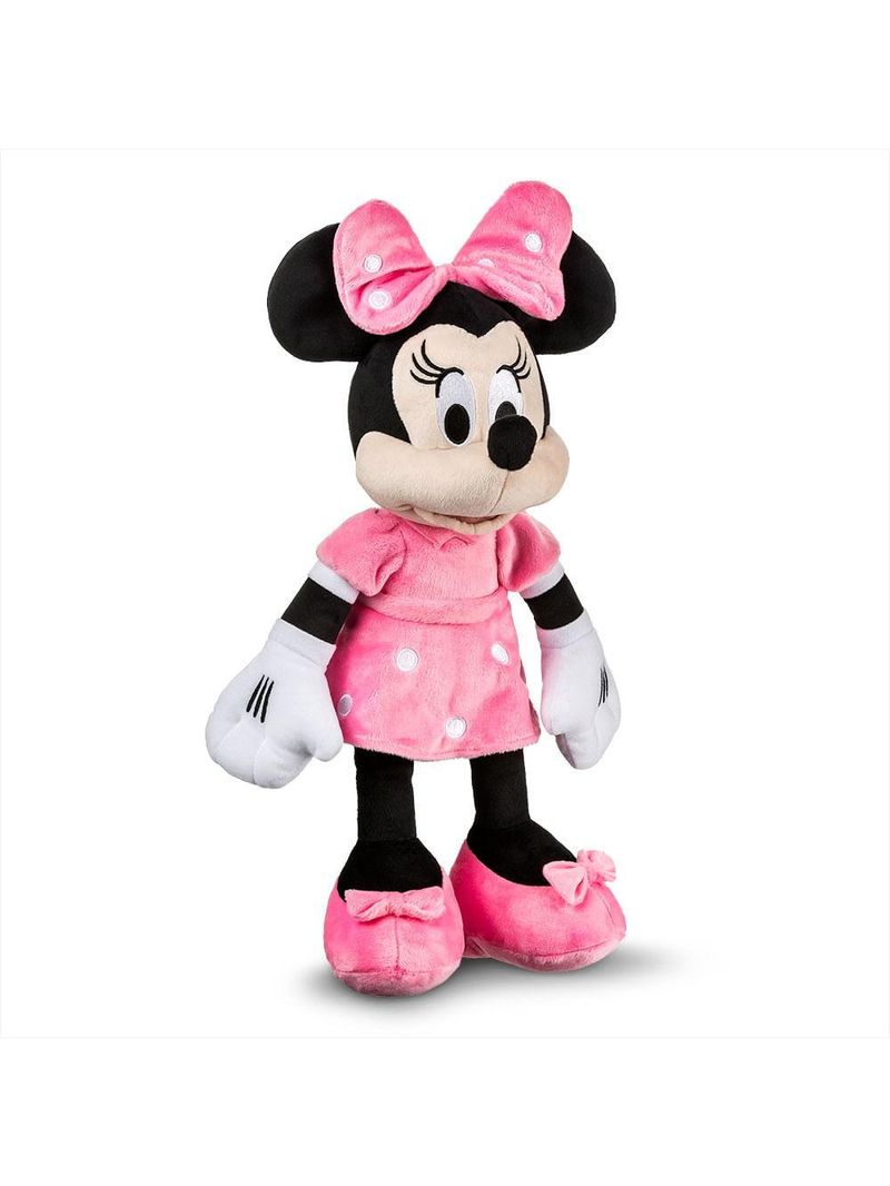 Pelúcia minnie c/ mecanismo luz e som 40cm multikids - br1512